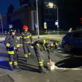 Le immagini dei vigili del fuoco dell'incidente di questa notte in via Noè a Gallarate Le immagini dei vigili del fuoco dell'incidente di questa notte in via Noè a Gallarate
