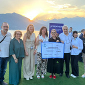 Un momento della premiazione avvenuta a Luino Un momento della premiazione avvenuta a Luino
