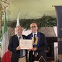 Carlo Casavecchia e il governatore Stefano Artese Carlo Casavecchia e il governatore Stefano Artese