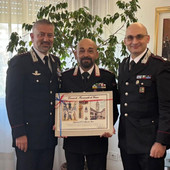Mornago, il luogotenente Perini si congeda: il grazie del comandante provinciale De Vico Mornago, il luogotenente Perini si congeda: il grazie del comandante provinciale De Vico