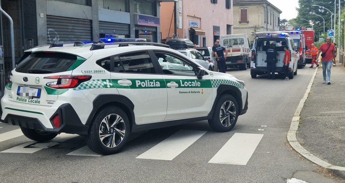 FOTO. Incidente in via Marsala, traffico bloccato a Gallarate