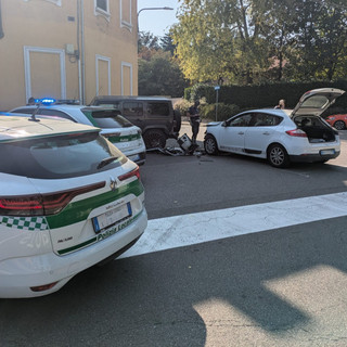 FOTO. Scontro all'incrocio tra Busto e Castellanza: nessun ferito ma traffico in tilt