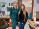 Emily Botton con la dirigente scolastica Carmen Sferlazza