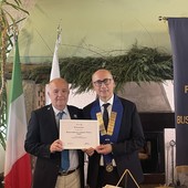 Carlo Casavecchia e il governatore Stefano Artese
