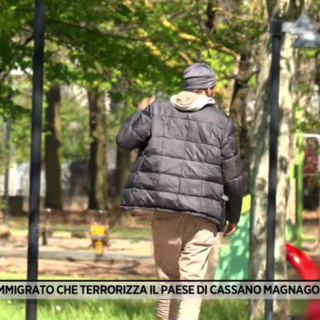 Il servizio di Rete4 a Cassano Magnago (immagine Mediaset Infinity)