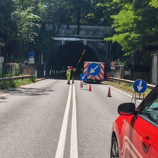 I lavori di messa in sicurezza della galleria San Bernardino a Induno Olona I lavori di messa in sicurezza della galleria San Bernardino a Induno Olona