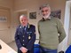 Il comandante Raffaele Esposito e l'assessore Massimo Zaupa