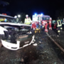 Le immagini dei soccorsi sul luogo dell'incidente tra Malnate e Cantello della scorsa notte
