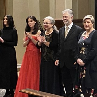 Il gruppo allievi con Svetlana Fedorcenko e, sotto in gallery, Camilla Bati e Ginevra Follini