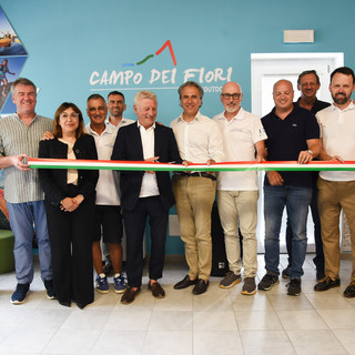 Alcune immagini dell'inaugurazione della nuove sede del Campo dei Fiori Trail