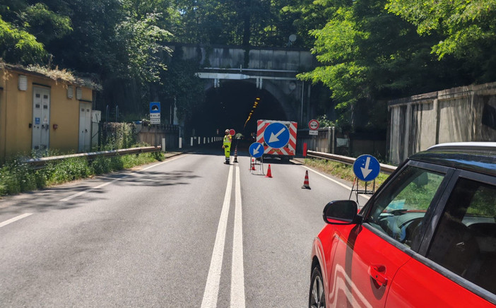 I lavori di messa in sicurezza della galleria San Bernardino a Induno Olona I lavori di messa in sicurezza della galleria San Bernardino a Induno Olona