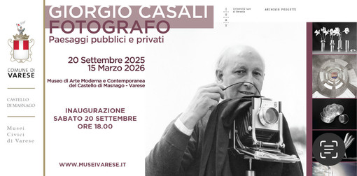 Al Castello di Masnago una mostra dedicata al fotografo Giorgio Casali Al Castello di Masnago una mostra dedicata al fotografo Giorgio Casali