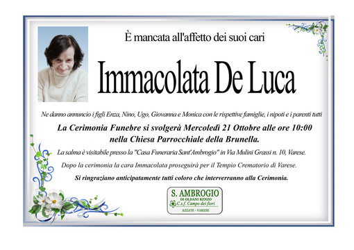 Immacolata De Luca Immacolata De Luca