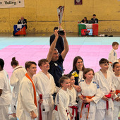 La premiazione del Judo Club Brebbia come migliore società classifica pre agonisti