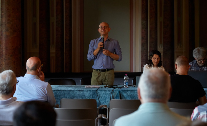 Il sindaco di Luvinate Alessandro Boriani al convegno di Varese di questa mattina