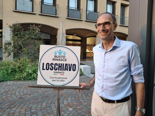 Salvatore Loschiavo annuncia: «Sarò il candidato sindaco di “Busto rinasce”»