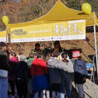 Una delle passate edizioni della festa del riciclo a Luvinate