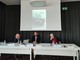 Il tavolo dei relatori del convegno a Palazzo Verbania sul conflitto in Ucraina
