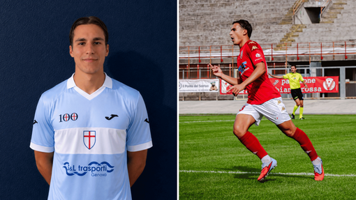 Guerini in maglia Ligorna e, l'anno scorso, con il Varese (foto SCD Ligorna 1922)