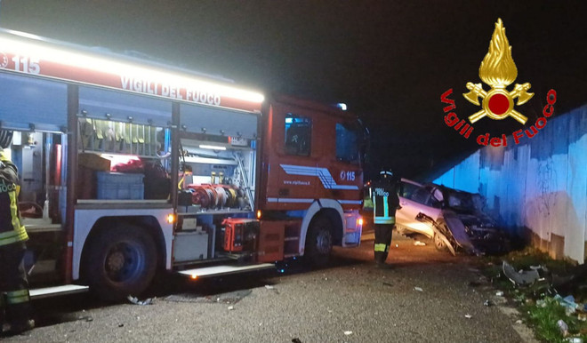 Le immagini dell'incidente mortale sulla superstrada di Malpensa Le immagini dell'incidente mortale sulla superstrada di Malpensa