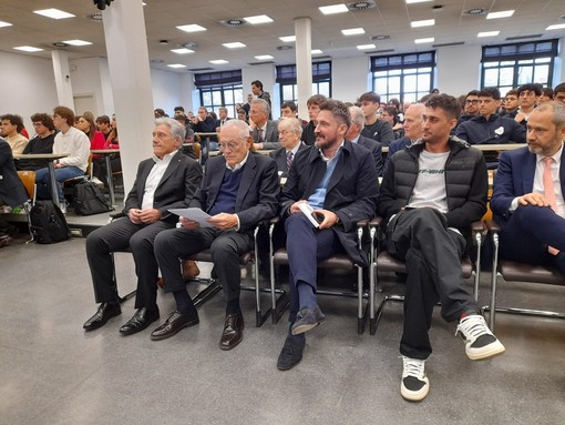 Gianmarco Pozzecco con Beppe Saronni, Toto Bulgheroni e Davide Moretti