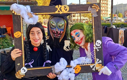 Una delle passate edizioni di Halloween a Laveno Mombello