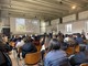 L'incontro di stamattina in sala consiliare a Sesto Calende tra gli alunni delle medie e i rappresentanti di Leonardo