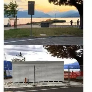 Raccolta firme per il lungolago di Cerro a Laveno: «Togliete quel container» Raccolta firme per il lungolago di Cerro a Laveno: «Togliete quel container»