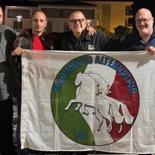 (Da sinistra Marco Gasparini, Mario Gigliotti, Davide Bufalino e Max Nicoletti)