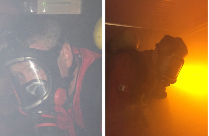 L'ingegner Luca Marelli in "azione"