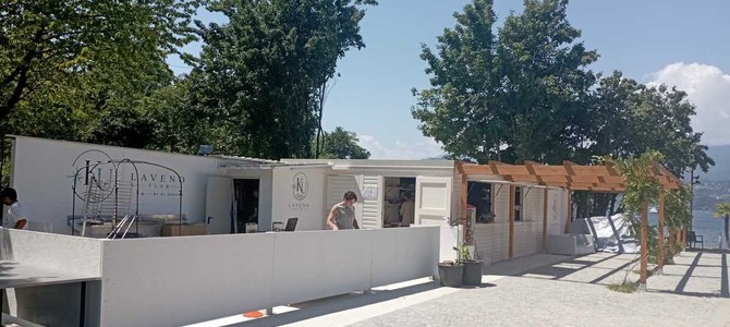 Ultimi ritocchi prima del debutto dell'attesissimo ristorante di Javier Zanetti a Laveno