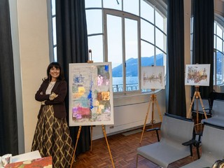 Brigitte Segura accolta a Luino