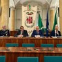 La firma del protocollo questa mattina a Villa Recalcati La firma del protocollo questa mattina a Villa Recalcati