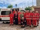 La nuova ambulanza donata alla Cri di Luino (foto di Pietro Rossi dalla pagina Facebook della Croce Rossa)