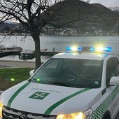 La polizia locale di Lavena Ponte Tresa in azione