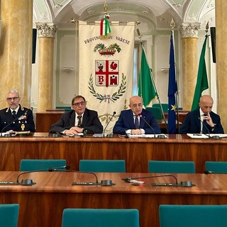 La firma del protocollo questa mattina a Villa Recalcati