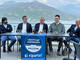La presentazione della candidatura di Andrea Pellicini a sindaco di Luino (foto tratta da Luinonotizie.it)