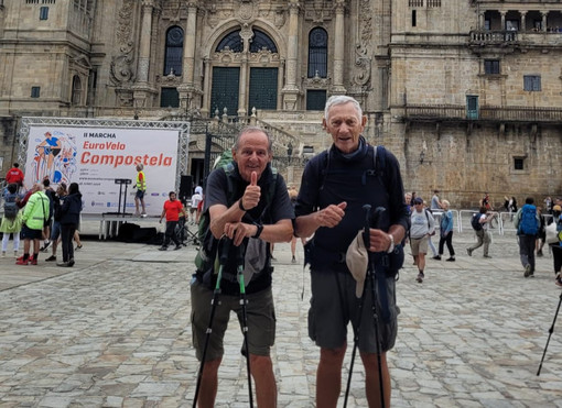Silvano e Mario i "camminatori" di Laveno Silvano e Mario i "camminatori" di Laveno