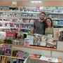 Michele e Carla Padovani dietro al banco del loro negozio