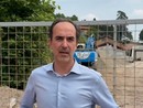 Estratto del video del sindaco di Laveno Santagostino davanti al cantiere di via Ceretti