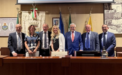 La nuova giunta comunale di Luino La nuova giunta comunale di Luino