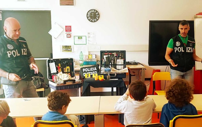 Scuola primaria di Luvinate "aperta": polizia scientifica, cyberbullismo, Croce Rossa, sicurezza scolastica in inglese in classe Scuola primaria di Luvinate "aperta": polizia scientifica, cyberbullismo, Croce Rossa, sicurezza scolastica in inglese in classe