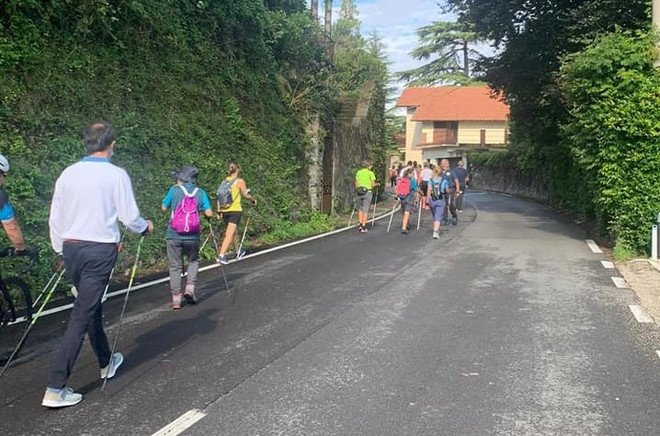 (foto d'archivio della Sp69 chiusa al traffico a Laveno) (foto d'archivio della Sp69 chiusa al traffico a Laveno)