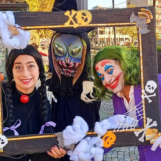 Una delle passate edizioni di Halloween a Laveno Mombello