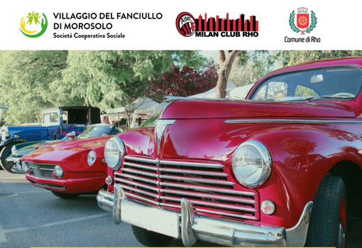 La carovana solidale delle auto storiche del Milan Club Rho approda al Villaggio del Fanciullo di Morosolo La carovana solidale delle auto storiche del Milan Club Rho approda al Villaggio del Fanciullo di Morosolo