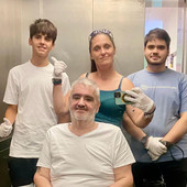 La famiglia Squizzato al completo
