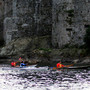 Un'immagine della spettacolare regata di ieri sul Lago Maggiore tra Maccagno e Cannero