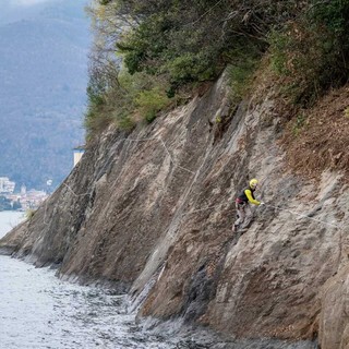 La palestra di roccia a Maccagno con Pino e Veddasca La palestra di roccia a Maccagno con Pino e Veddasca