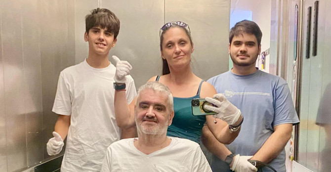 La famiglia Squizzato al completo La famiglia Squizzato al completo