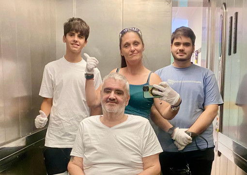 La famiglia Squizzato al completo